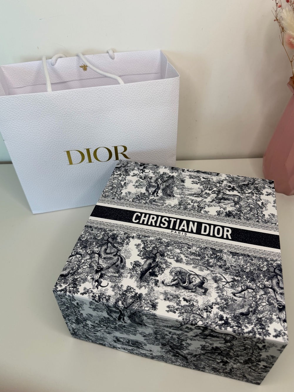 Christian Dior Box & Shopping Bag